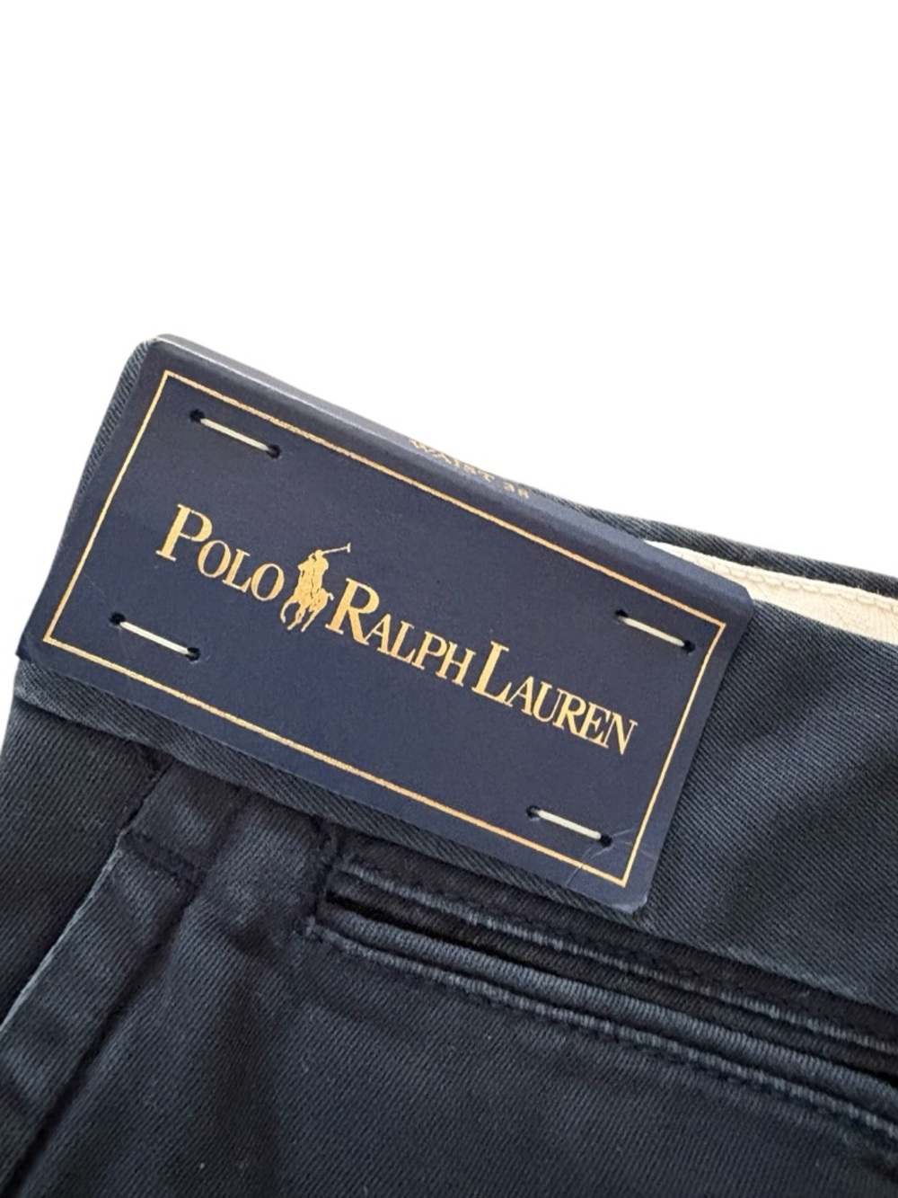 Polo by Ralph Lauren Navy Classic Cotton Chino Shorts 38 NWT - Picture 4 of 10